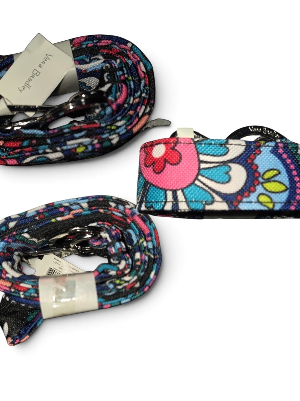Vera Bradley NWT Multi Color "Lighten Up" Lanyard Key or Badge Holder